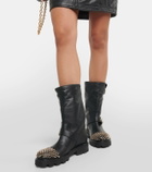 Jimmy Choo Biker II leather ankle boots