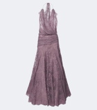 Zimmermann Clash draped lace gown
