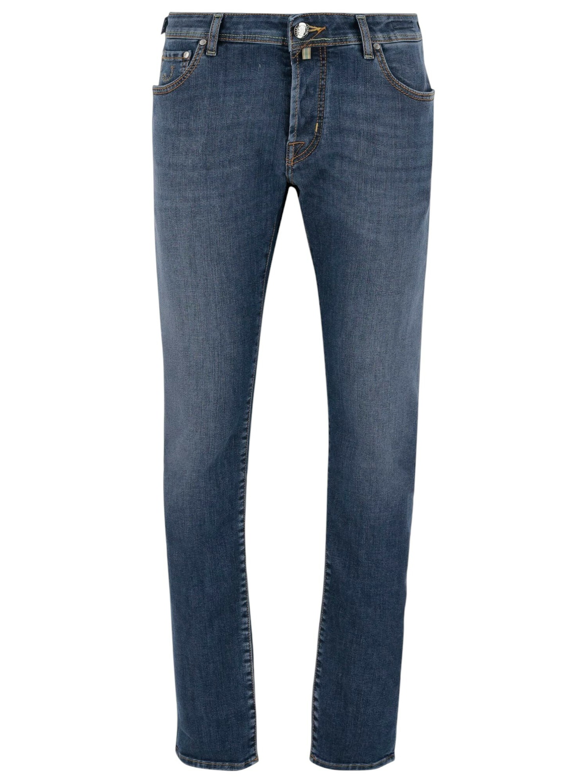Jacob Cohen Brown Cotton Relaxed Fit Jeans
