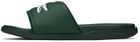 Lacoste Green Croco Dualiste Slides