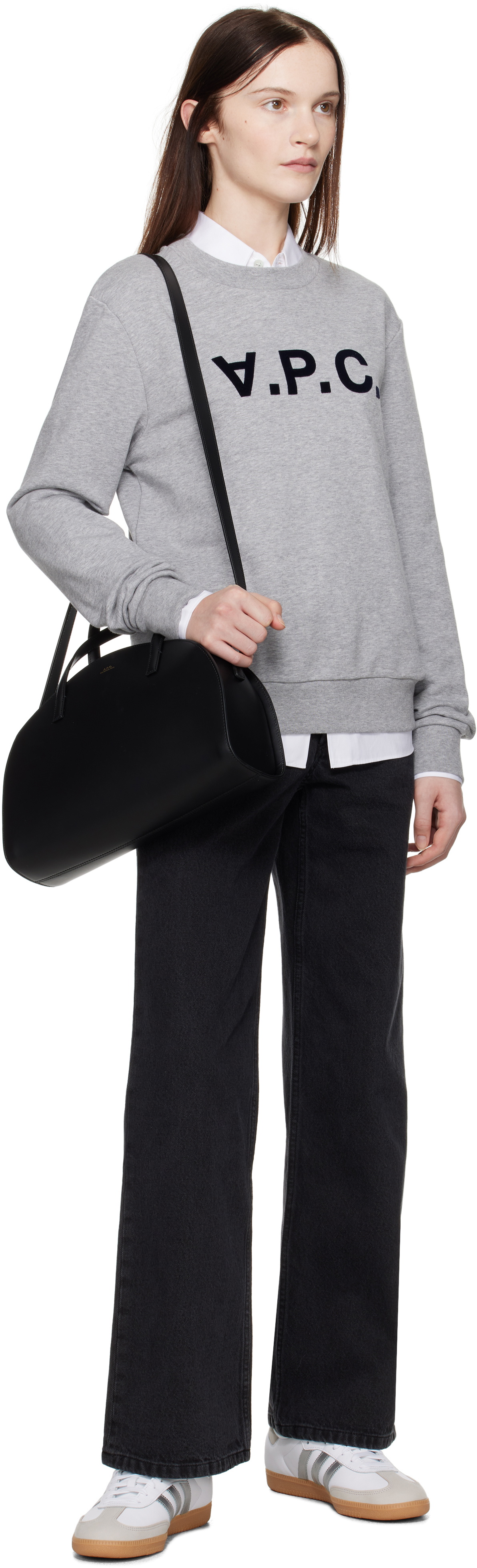 A.P.C. Gray Standard Grand 'VPC' Sweatshirt A.P.C.