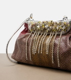 Dries Van Noten Blossom Small patent leather crossbody bag