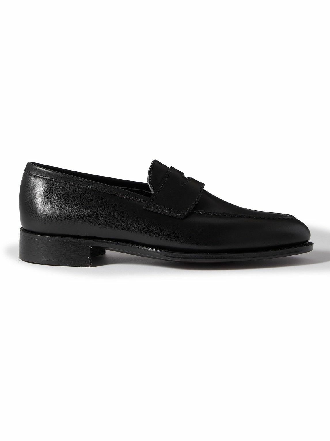 Photo: George Cleverley - Bradley II Leather Penny Loafers - Black