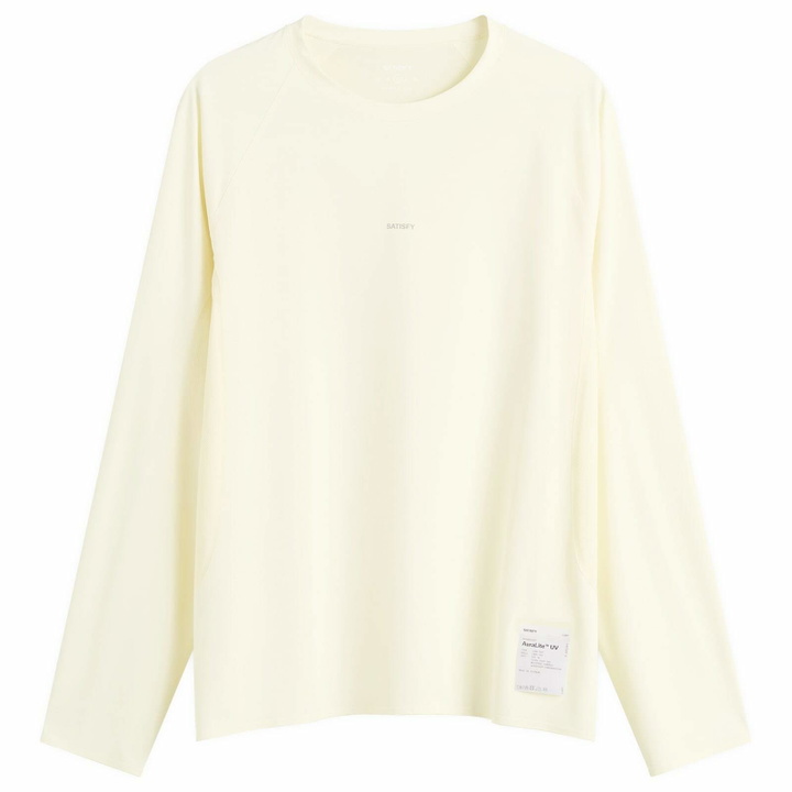 Photo: Satisfy Men's AuraLite UV Long T-Shirt in Transparent Yellow