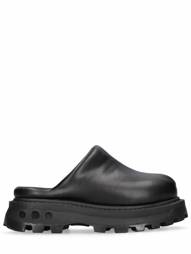 Photo: SIMON MILLER - 45mm Grip Bubble Faux Leather Clogs