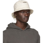 Jacquemus Off-White Le Bob Gadjo Bucket Hat