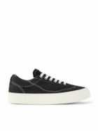 Omni - Dellow Leather-Trimmed Distressed Drill Sneakers - Black
