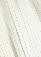 Paige Peters Striped Linen-blend Shirt Ecru