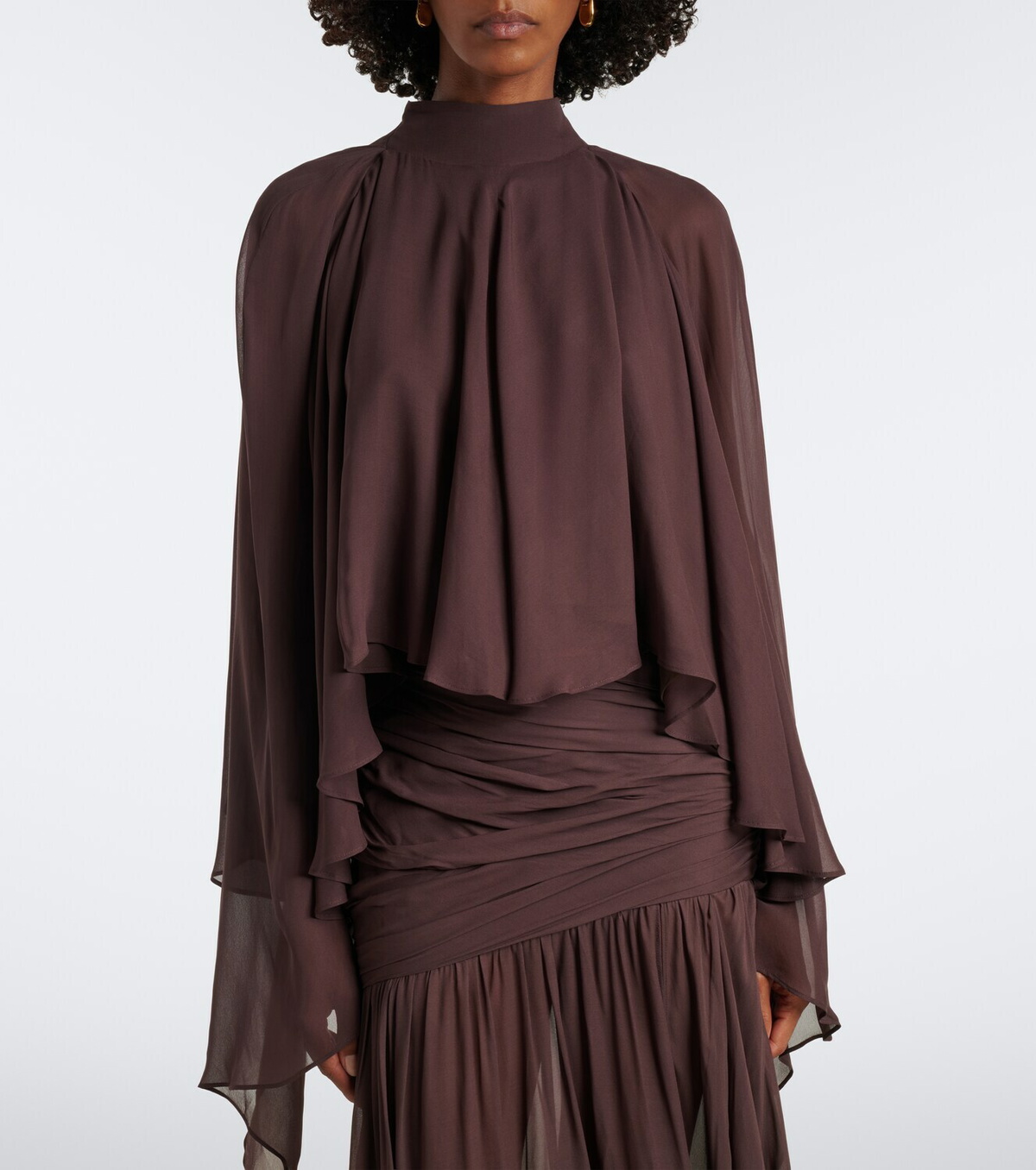 De La Vali Mia chiffon top
