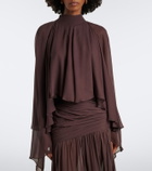 De La Vali Mia chiffon top
