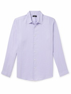 Theory - Irving Linen Shirt - Purple