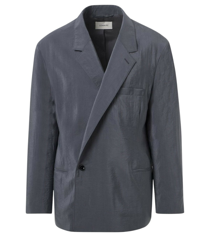 Photo: Lemaire Asymmetric silk-blend blazer