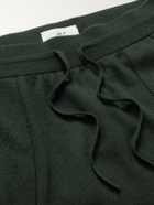 Mr P. - Tapered Wool and Cashmere-Blend Sweatpants - Green