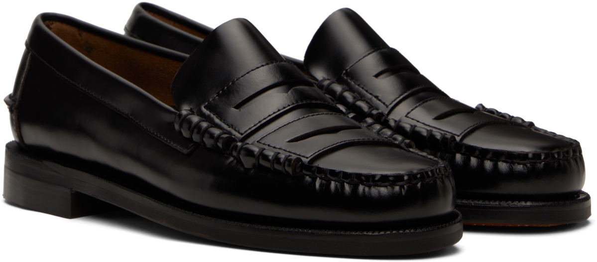 Random Identities Black Sebago Edition Double Penny Dan Loafers