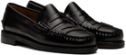 Random Identities Black Sebago Edition Double Penny Dan Loafers