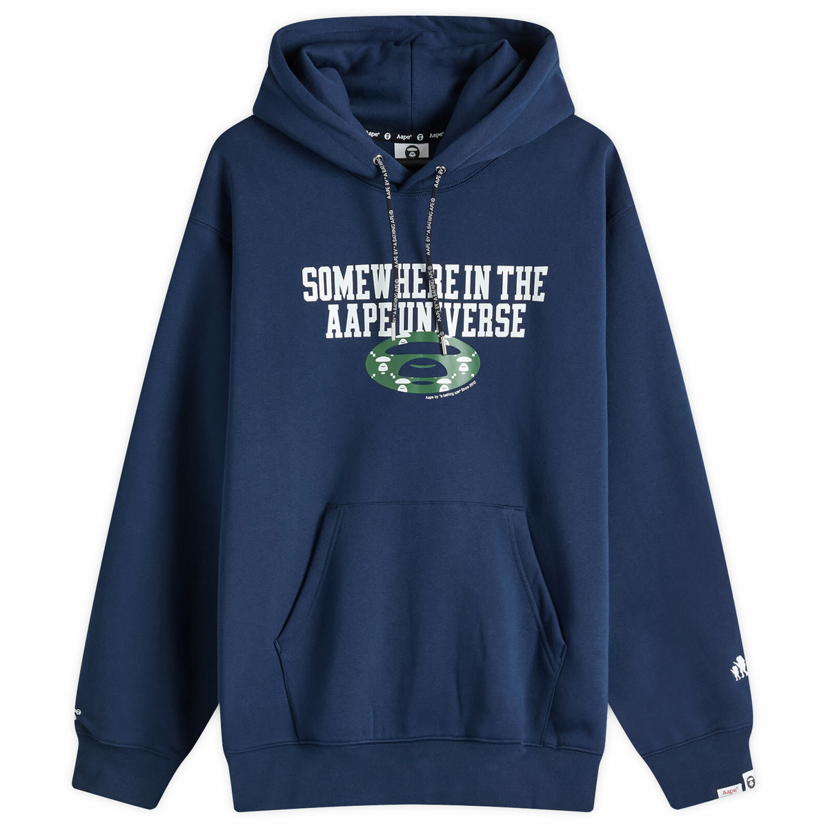 Men's AAPE Monogram Hoody in Navy