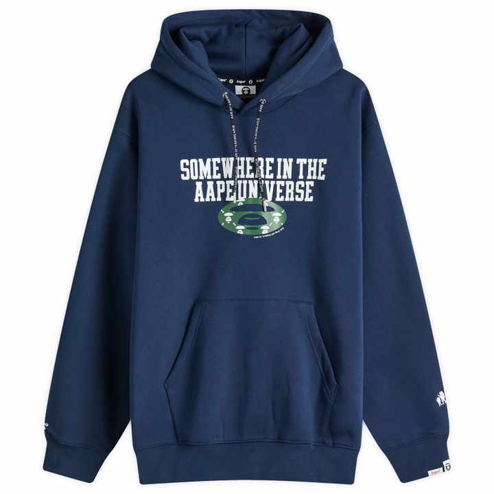 Photo: Men's AAPE Monogram Hoody in Navy