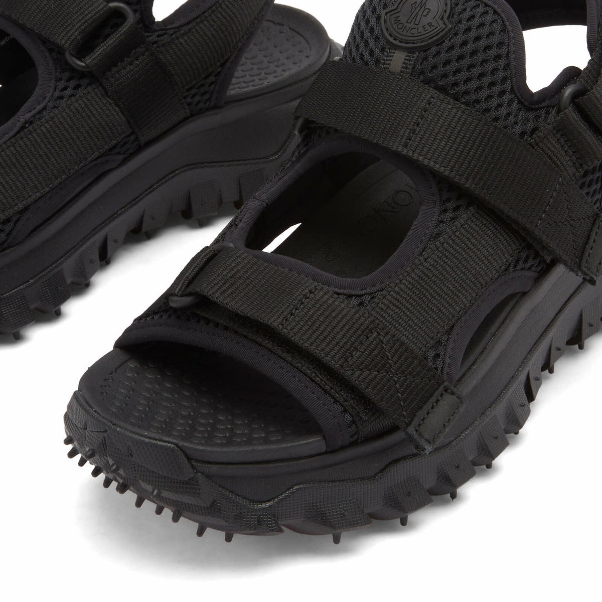 Moncler Women's Trailgrip Vela Sandals in Black