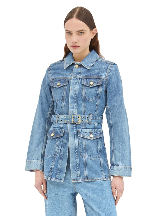 Photo: Ganni Foil Denim Jacket