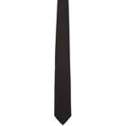 Ermenegildo Zegna Black and White Pinstripe Tie