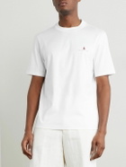 Brunello Cucinelli - Slim-Fit Logo-Print Cotton-Jersey T-Shirt - White
