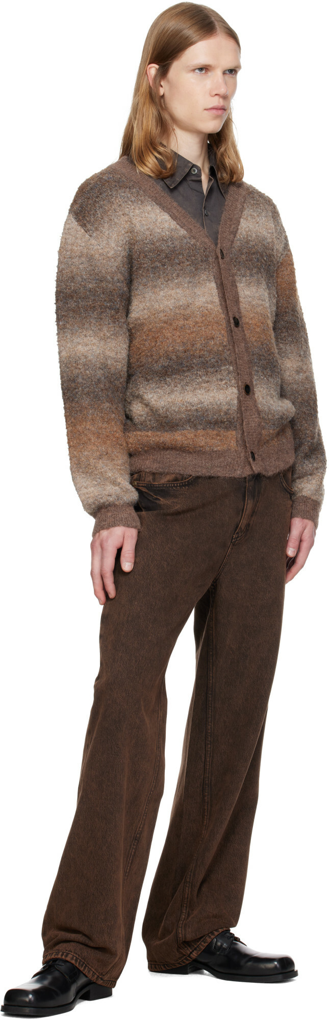 MMIC Brown & Beige Toledo Cardigan
