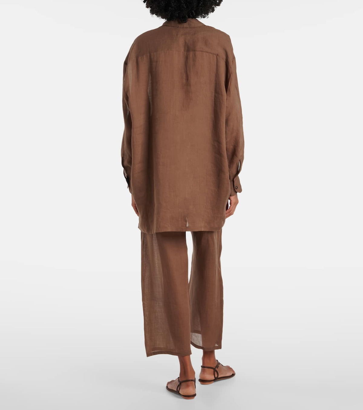 Leset Niko oversized ramie shirt