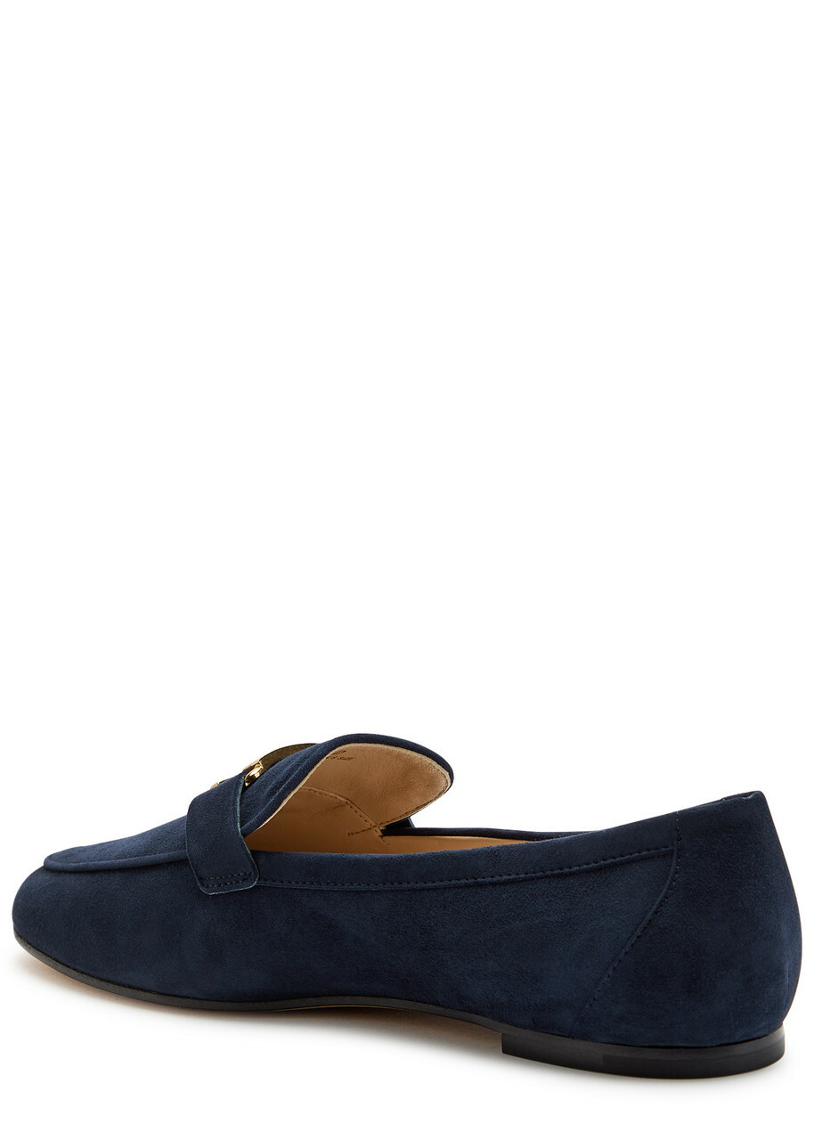 Tods Suede Loafers Navy