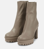 Aquazzura Francoise leather ankle boots