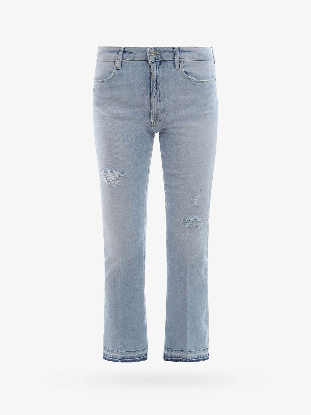 デニム・ジーパン DONDUP Woman Jeans Blue DP427DS0107DLE7 800 Jeans Jacklyn wide leg in denim fisso da donna, blu | Dondup