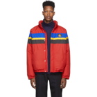 Polo Ralph Lauren Red Down Logo Sport Puffer