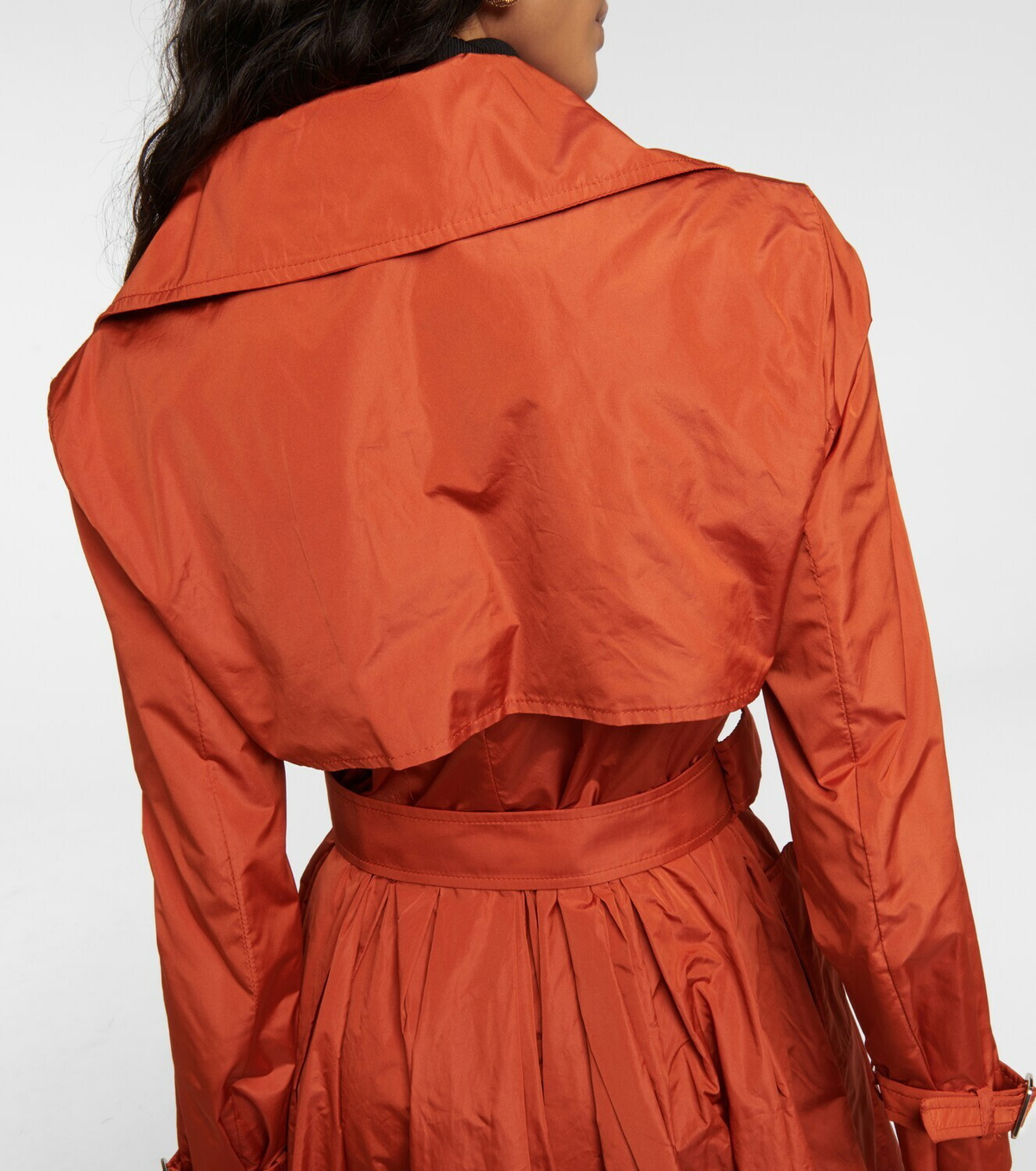 Max Mara - Tubinga silk taffeta trench coat Max Mara