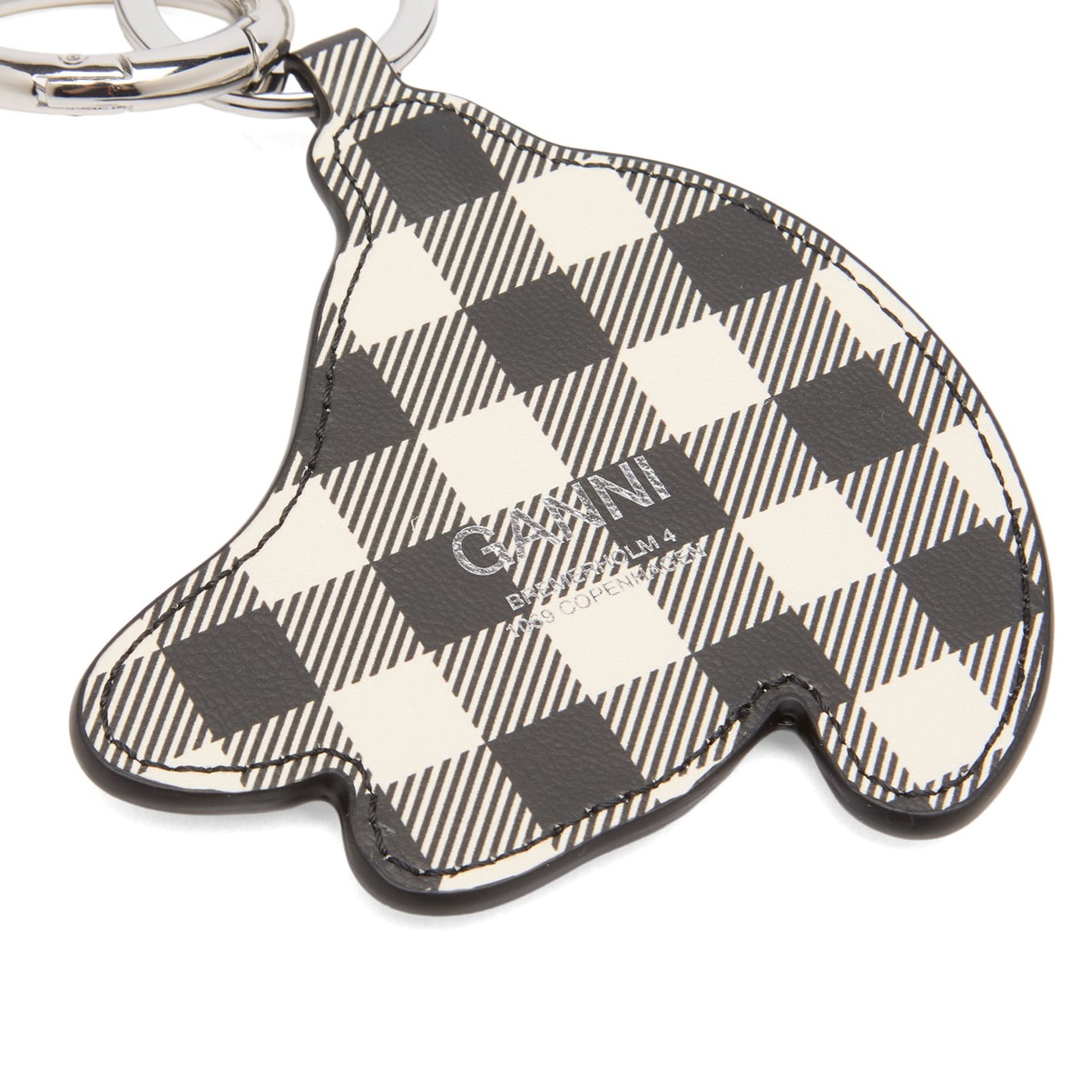 GANNI Women's Banana Keyring in Black 
