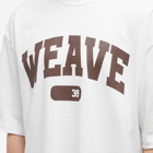 FrizmWORKS Men's Weave 38 Logo T-Shirt in White