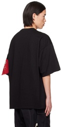 mastermind JAPAN Black Patch T-Shirt