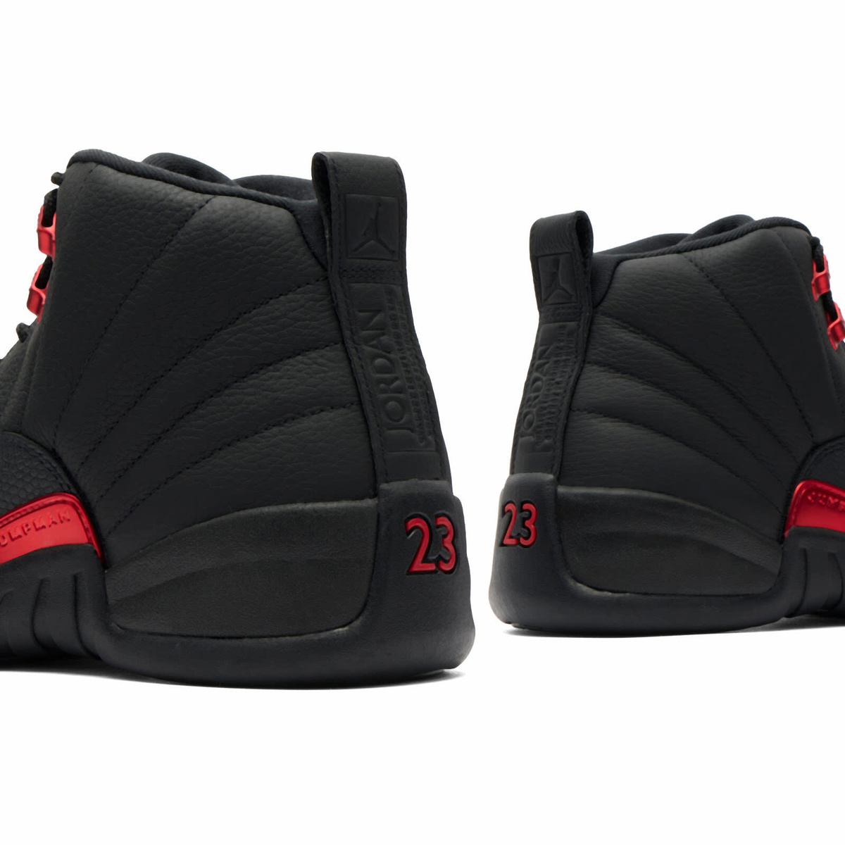 Air Jordan Men's 12 Retro Sneaker in Black/Varsity Red