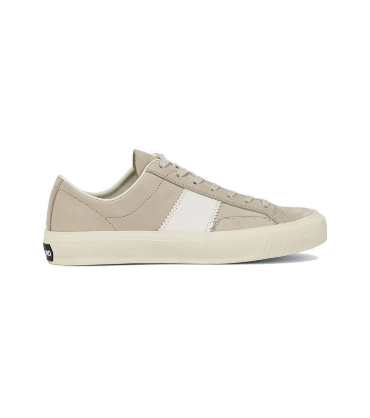 Photo: Tom Ford - Cambridge suede sneakers