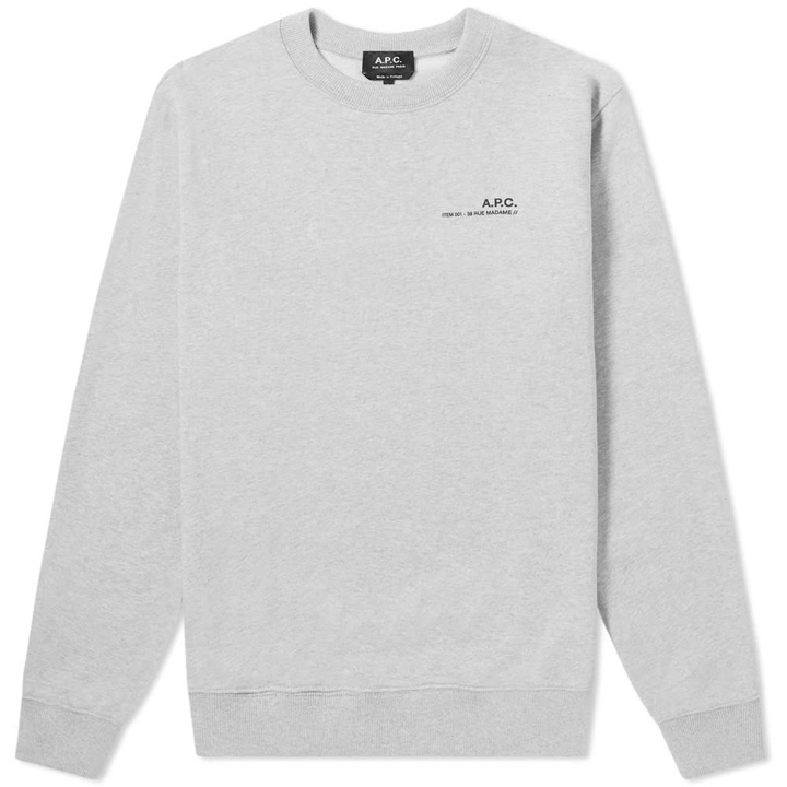 Photo: A.P.C. Chest Logo Sweat