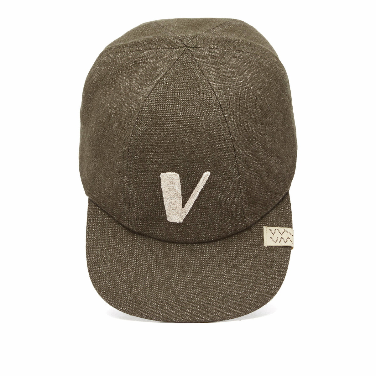Visvim Men's Honus Wool Six Panel Cap in Olive Visvim