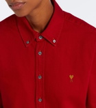 Ami Paris Ami de Cœur cotton twill shirt