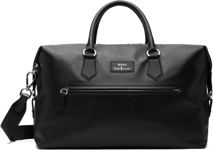 Photo: Polo Ralph Lauren Black Smooth Leather Duffle Bag