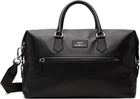 Polo Ralph Lauren Black Smooth Leather Duffle Bag
