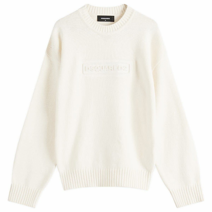 Photo: Dsquared2 Men's Crewneck Pullover in Ecru