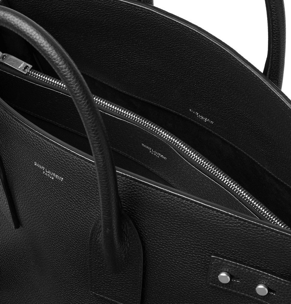 SAINT LAURENT - Sac De Jour Large Full-Grain Leather Tote Bag - Black Saint  Laurent