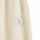 Sporty & Rich Men's S&R Sweat Pants in Cream/Sky Blue