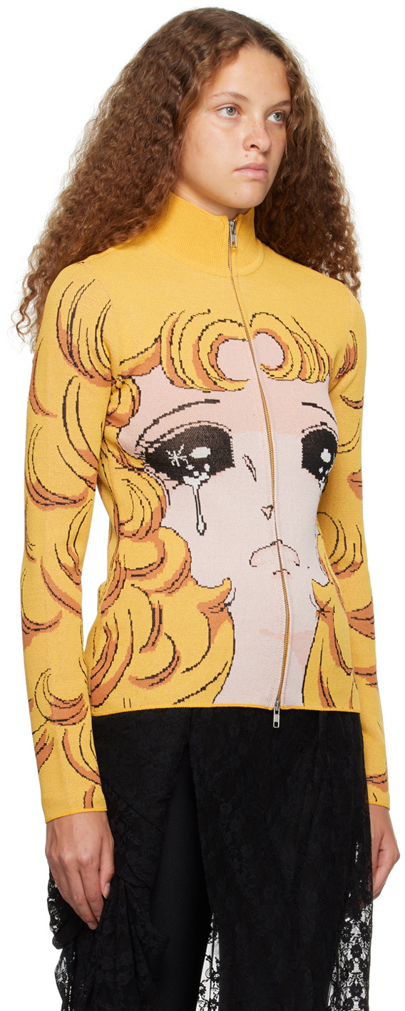 Pushbutton Yellow Crying Girl Jacket