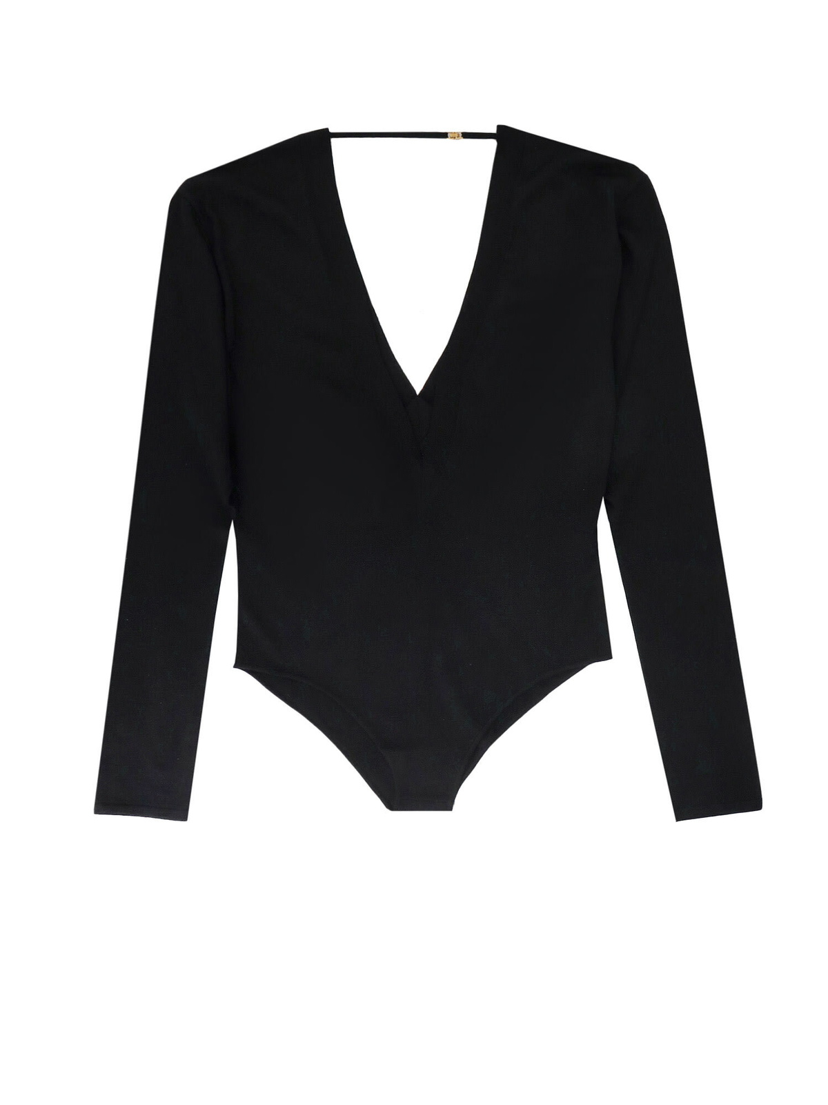 インナー・ルームウェアその他 Saint Laurent FW23 Black velvet bodysuit (762438Y3D02 1000) Saint Laurent Velvet Bodysuit In Black - 57% Off | Editorialist