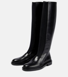 Jil Sander - Leather knee-high Chelsea boots