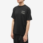 Undercover Men's I Don't Care T-Shirt in Black