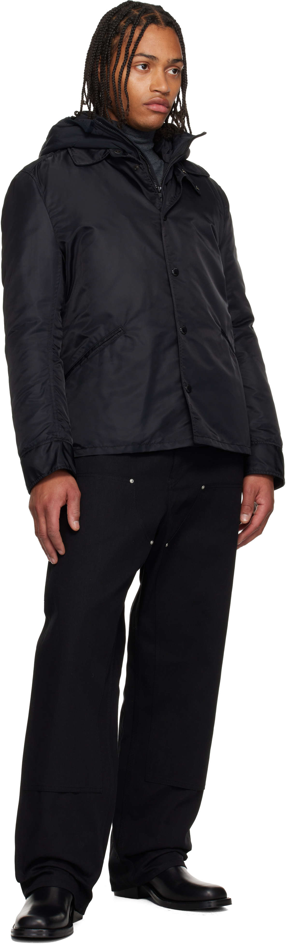 Junya Watanabe Black C.P. Company Edition Down Jacket